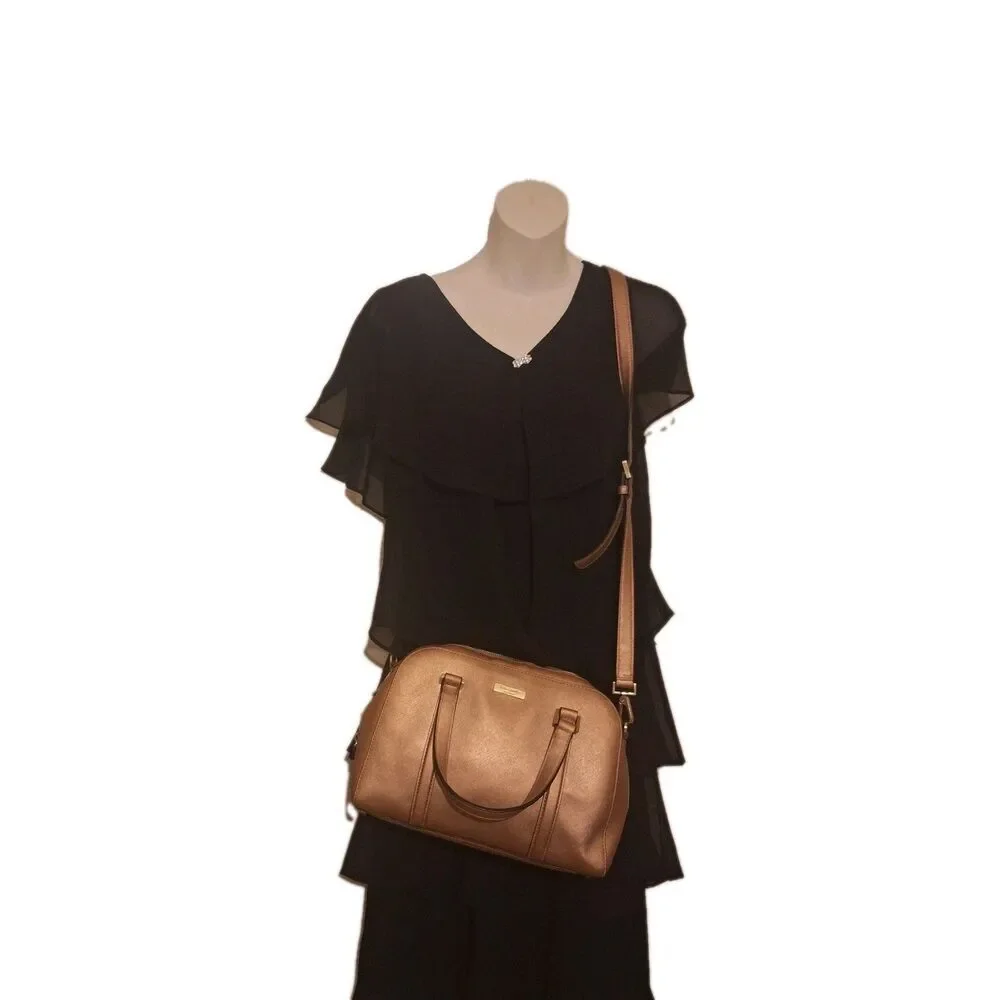 Kare Spade New York Newberry Lane Saffiano Leather Satchel/Crossbody Bag